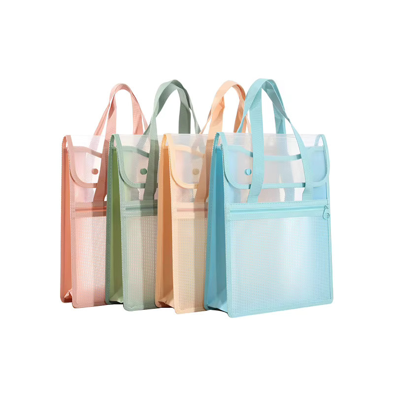 Kobest Wasserdichte Schultasche aus PP mit Muster in Orange und Multicolour zur Aufbewahrung von Prüfungsunterlagen - Bild 3