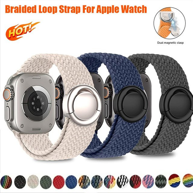 CAOWTAN Uhrenarmband, geflochtenes Band, magnetisch, Textil, Unisex - Bild 1