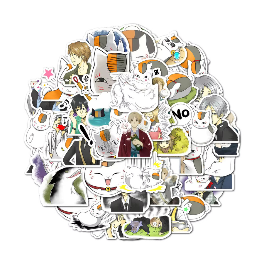 48 Stück Anime Natsume Friend Account Aufkleber in Multicolour für Gepäck, Computer und Handyhüllen - Bild 2