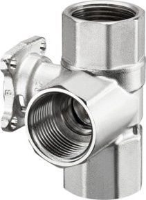 Oventrop Rückschlagkugelhahn DN 32, PN 16 aus Messing in Silber - Bild 1