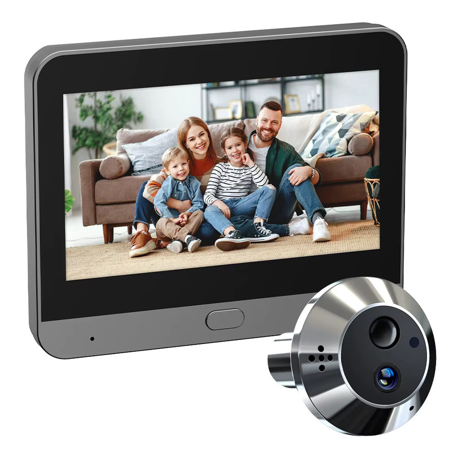 Tuya SmartLife Digitaler Türspion mit 3MP Weitwinkel-Kamera, Batteriebetriebener WLAN Türspion mit Zwei-Wege-Kommunikation und PIR-Sensor - Bild 6