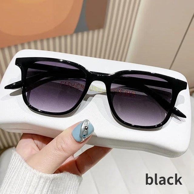CICI Global Glasses Myopie-Sonnenbrille, quadratisch, Unisex, Kunststoff, grau schwarz - Bild 1