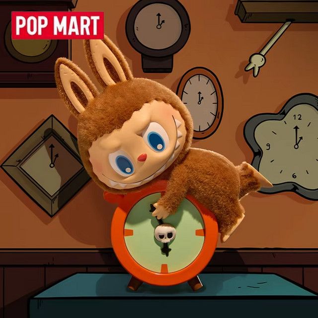 POP MART LABUBU THE MONSTERS 1:00 A.M. Serie Blind Box mit brauner Anime-Figur als Desktop-Ornament - Bild 1