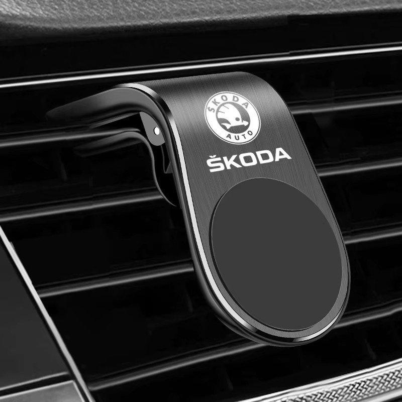 Magnetische Handyhalterung aus Metall für Skoda Octavia Fabia Superb Yeti Enyaq Kamiq Karoq als Auto Styling Zubehör - Bild 2