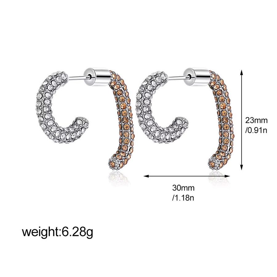 Erpels Ohrstecker, Edelstahl, Zirkon, Damen - Bild 4