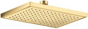 Hansgrohe Axor Kopfbrause EcoSmart plus Rain in Gold, rechteckig, Breite: 24,5 cm x Tiefe: 18,5 cm - Bild 1
