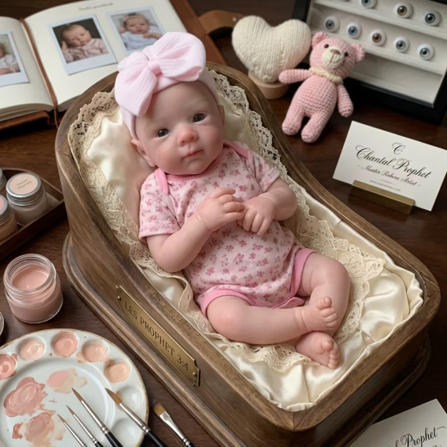 OtardDolls Bettie Silikon-Babypuppe, 18 Zoll, Silikon, Rosa - Bild 4