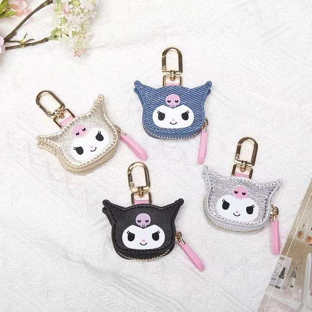 Sanrio Kuromi Schlüsselanhänger, PU-Leder, Damen - Bild 1