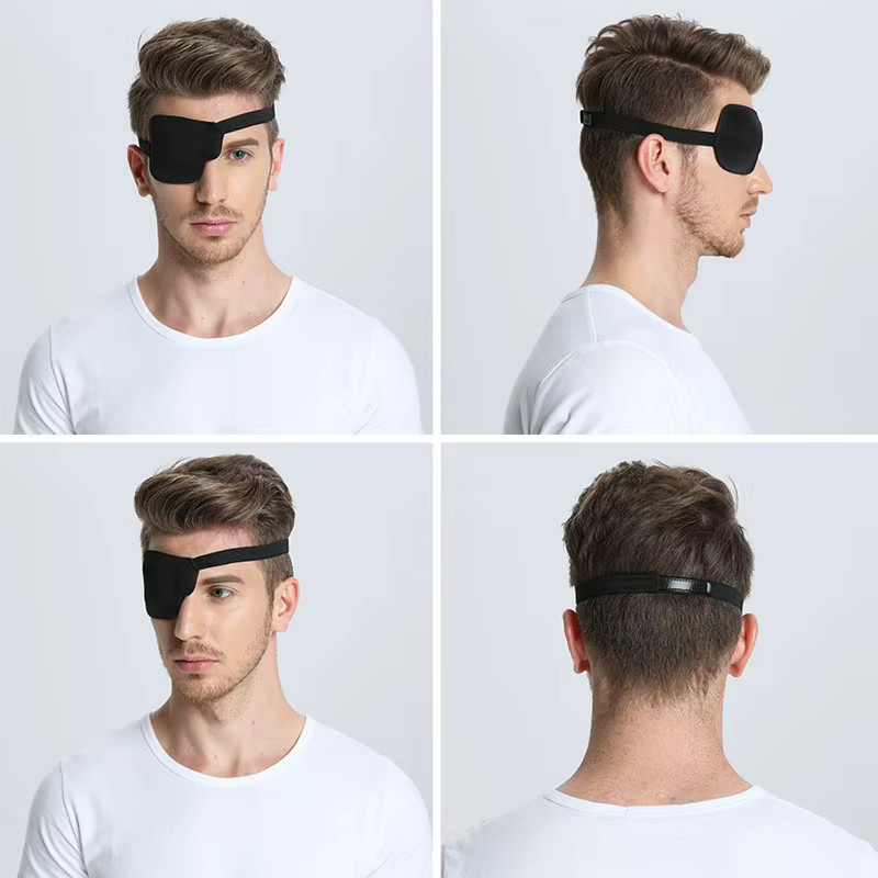 HNKMP Augenklappe Schwarz, Unisex - Bild 4
