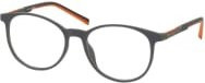 Smart Collection Marquez FAB154-3 Brille, Rund, Vollrand, Grau, Unisex, Kunststoff - Bild 1