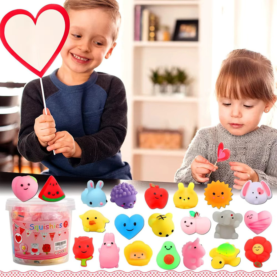 JK-ZMM Squishies, Liebesblume, Bär, Mochi, Zappeln, 24-teiliges Set - Bild 2