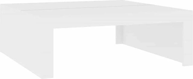 vidaXL Couchtisch modern in Weiß aus Holzwerkstoff B/T/H: 100 x 100 x 35 cm - Bild 1