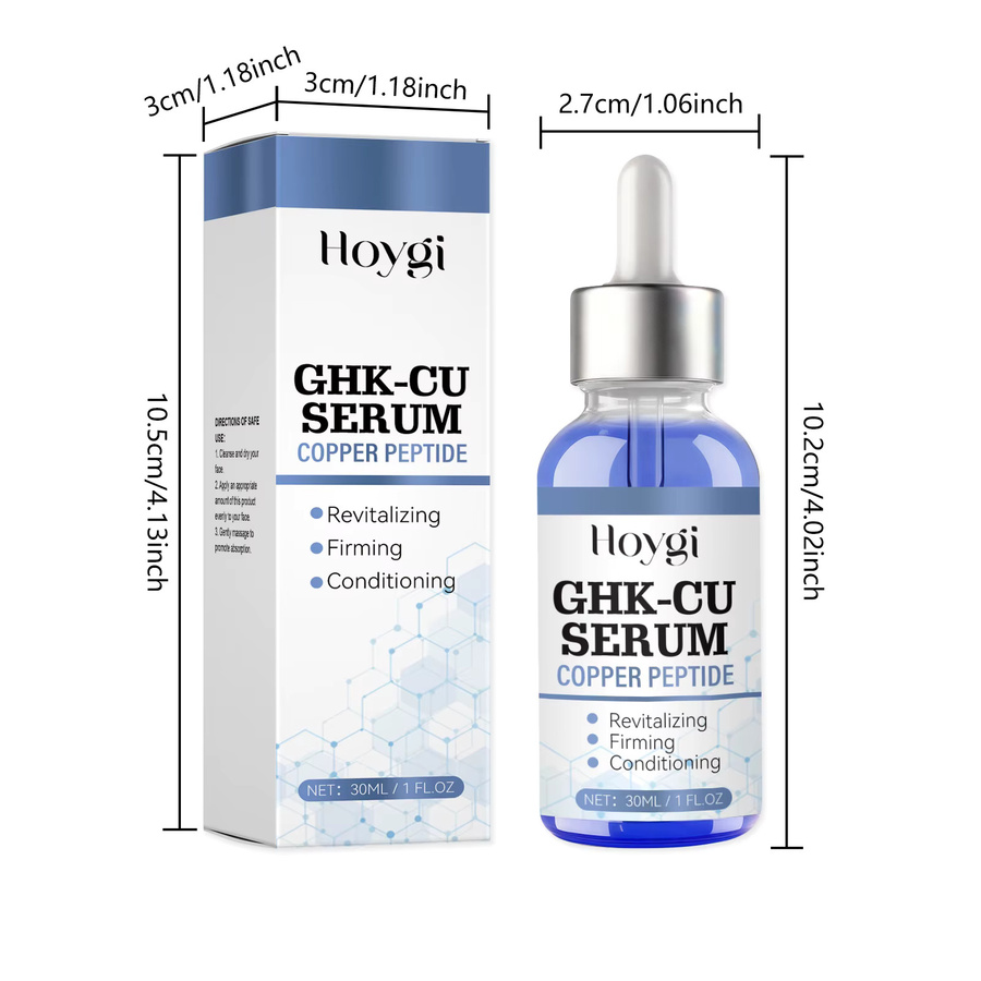 Hoygi Kupferpeptid-Serum mit Hyaluronsäure, Gesichtsserum für reife Haut, Unisex - Bild 3