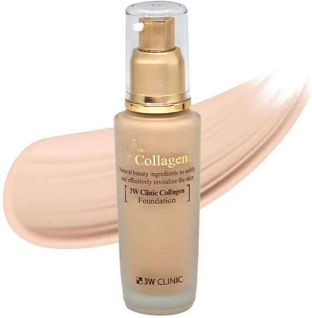 3W CLINIC Collagen Foundation, 21 Clear Beige, 50 ml - Bild 1