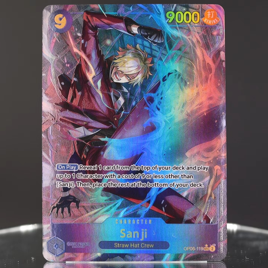 Bandai One Piece Sanji, Sammelkarten, Englisch, Blau - Bild 2