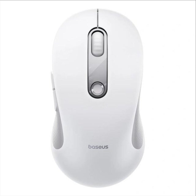 Baseus F02 Kabellose Maus mit Wi-Fi und 1600 DPI in Weiß - Bild 1
