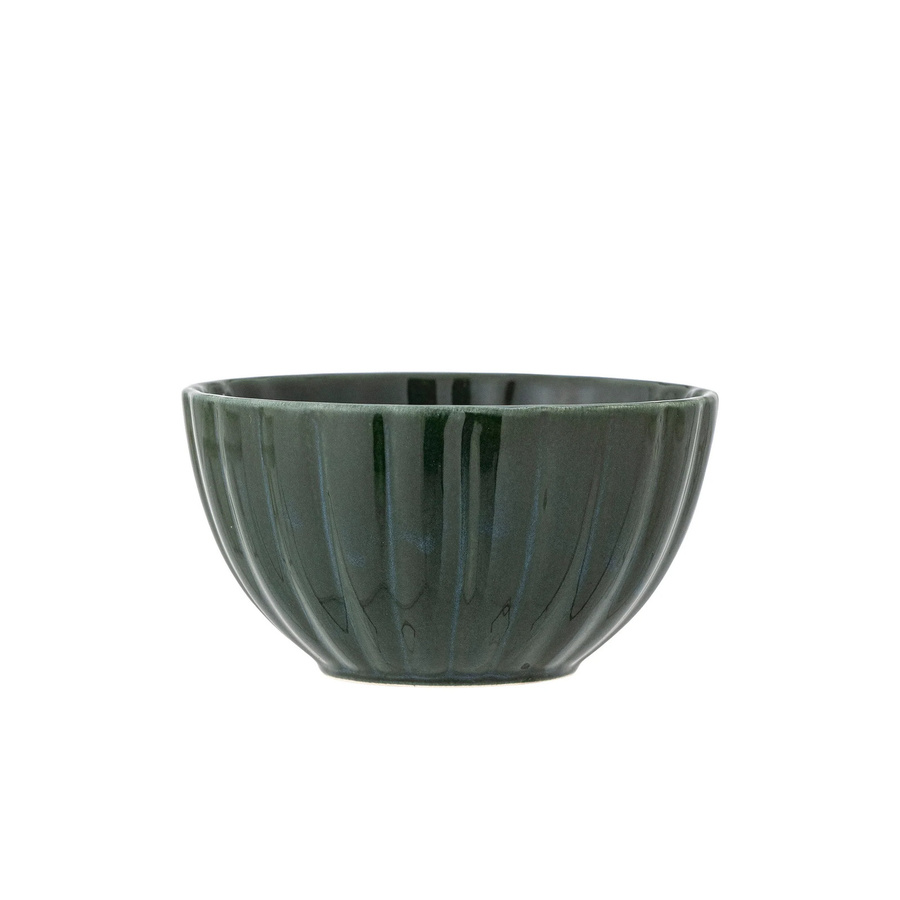 Bloomingville Schale Latina aus Steingut, grün, Durchmesser: 12 cm, Höhe: 6,5 cm - Bild 1