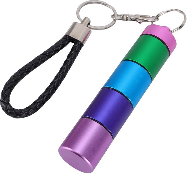 TOMTOP JMS Schlüsselanhänger Metall, 4 Fächer, Wasserdicht, Unisex - Bild 1