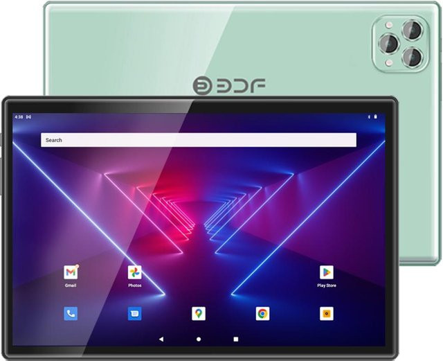 BDF Tablet P50 mit 10,1 Zoll HD IPS Bildschirm, Android 13, 8GB RAM, 256GB Speicher, 4G Netzwerk, 8000mAh Akku, Grün - Bild 1