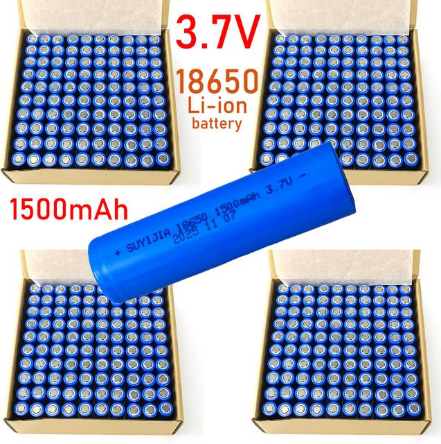 SUYIJIA 18650 Lithium-Ionen-Akku 3,7 V mit 1500 mAh in Blau - Bild 1