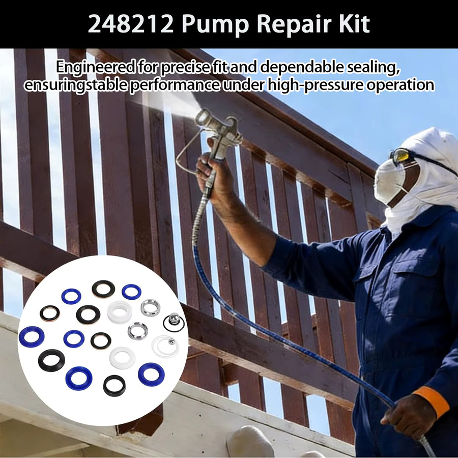 Graco Pumpen-Reparatur-Set 248212 für Ultra Max II 695 795 LineLazer 3900 Airless Farbspritzgeräte - Bild 4