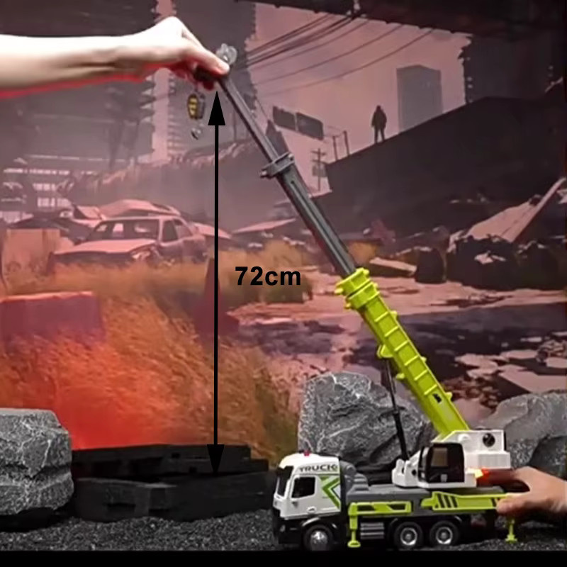 GLW Engineering Kran, Spielzeugfahrzeug, Metall und Kunststoff, Diecast - Bild 2