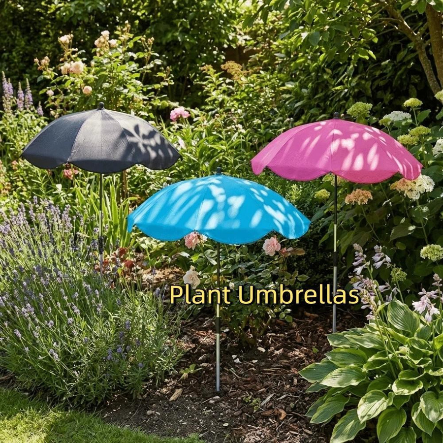 AikeA Pflanzenschirm zum Schattenschutz für den Garten in Grün, Höhe: 65 cm - Bild 5