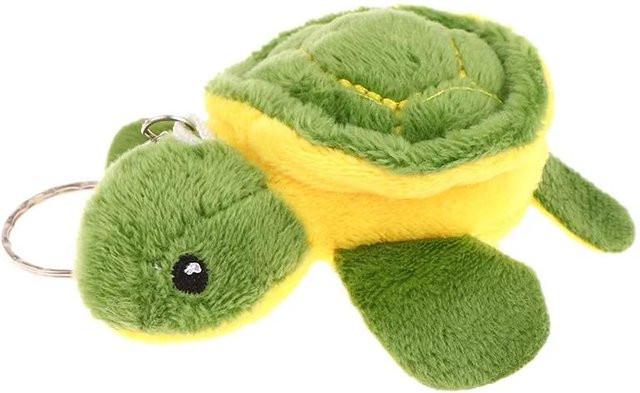 Yiran Health & Beauty Schildkröte Puppe Plüschtier Schlüsselanhänger, 10cm - Bild 1