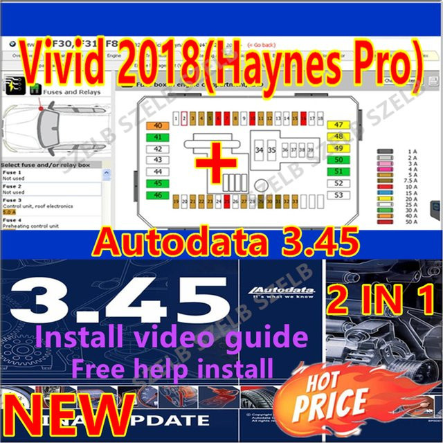 Haynes Pro Vivid Workshop 2018 und Autodata 3.45 Auto-Reparatur-Software für unbegrenzte Installationen - Bild 1