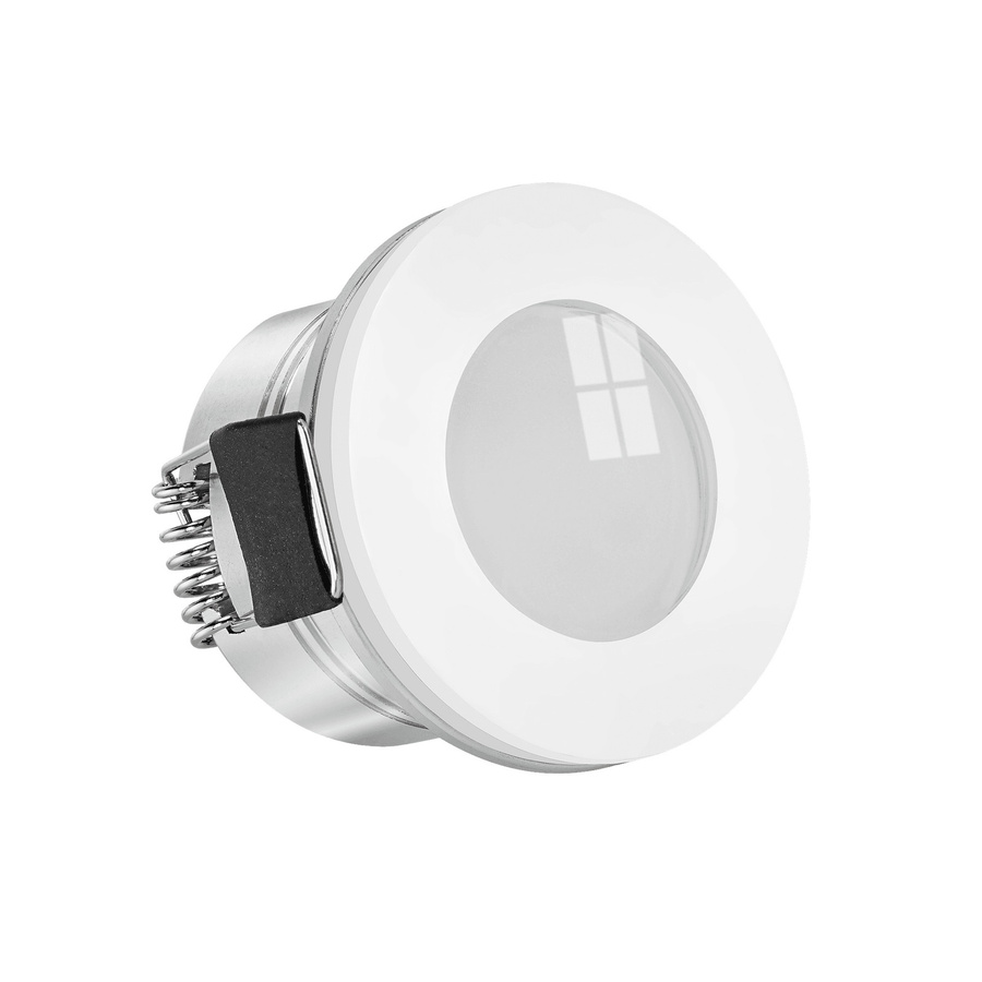 StarLED Mini-Einbaustrahler Sonne & Mond in Weiß, 3,3W LED, IP44, Aluminium - Bild 1