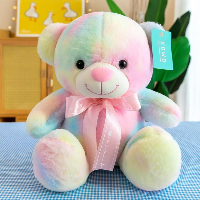 Joyful toys Plüsch-Teddybär-Puppe, großer Bär, 45cm, bunt/mehrfarbig - Bild 1