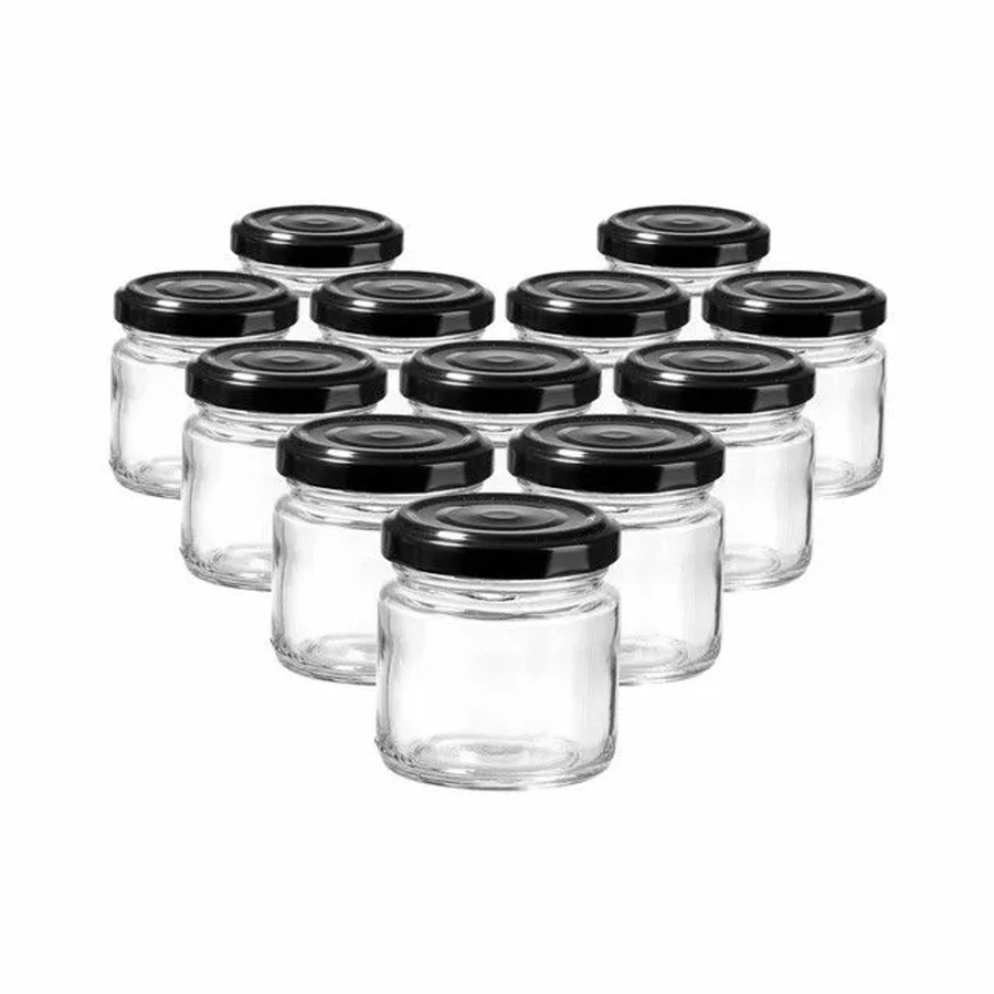Ritzenhoff & Breker Kitchen Love Einmachgläser aus Glas, transparent, 12er Set, 100 ml - Bild 2