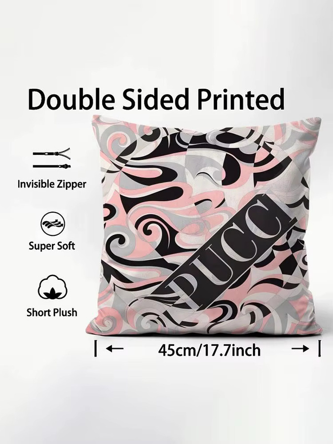E-EMILIO PUCCI SRLS Wendbarer Kissenbezug in Quadratisch, Breite: 30 cm, Höhe: 30 cm - Bild 4