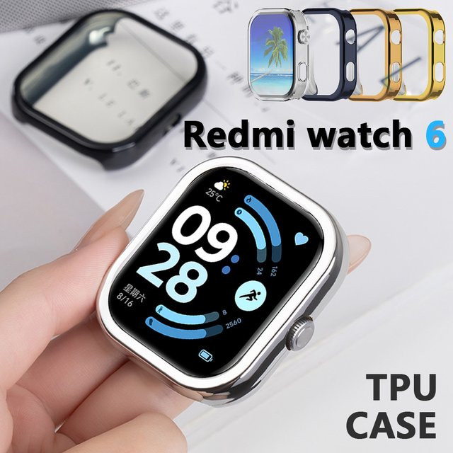Xiaomi Hülle für Redmi Watch 6, Displayschutzfolie, TPU, transparent - Bild 1