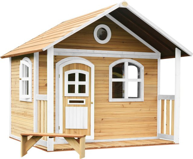 AXI Spielhaus Milan in Braun und Weiß, B/T/H: 191 x 202 x 180 cm - Bild 1
