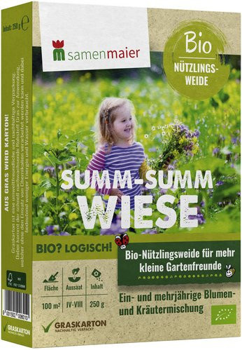 SAMEN MAIER Bio Nützlingsweide Saatgut für 100 qm - Bild 1
