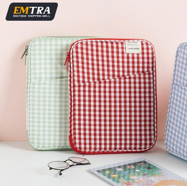Grid Cases Tablet Sleeve Bag stoßfeste Tasche für iPad Pro Samsung und Xiaomi, Farbe: Schwarz, passend für 7,9-12,9 Zoll - Bild 1