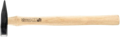 Connex Schlosserhammer in Schwarz mit Holzgriff, 0,17 kg - Bild 1