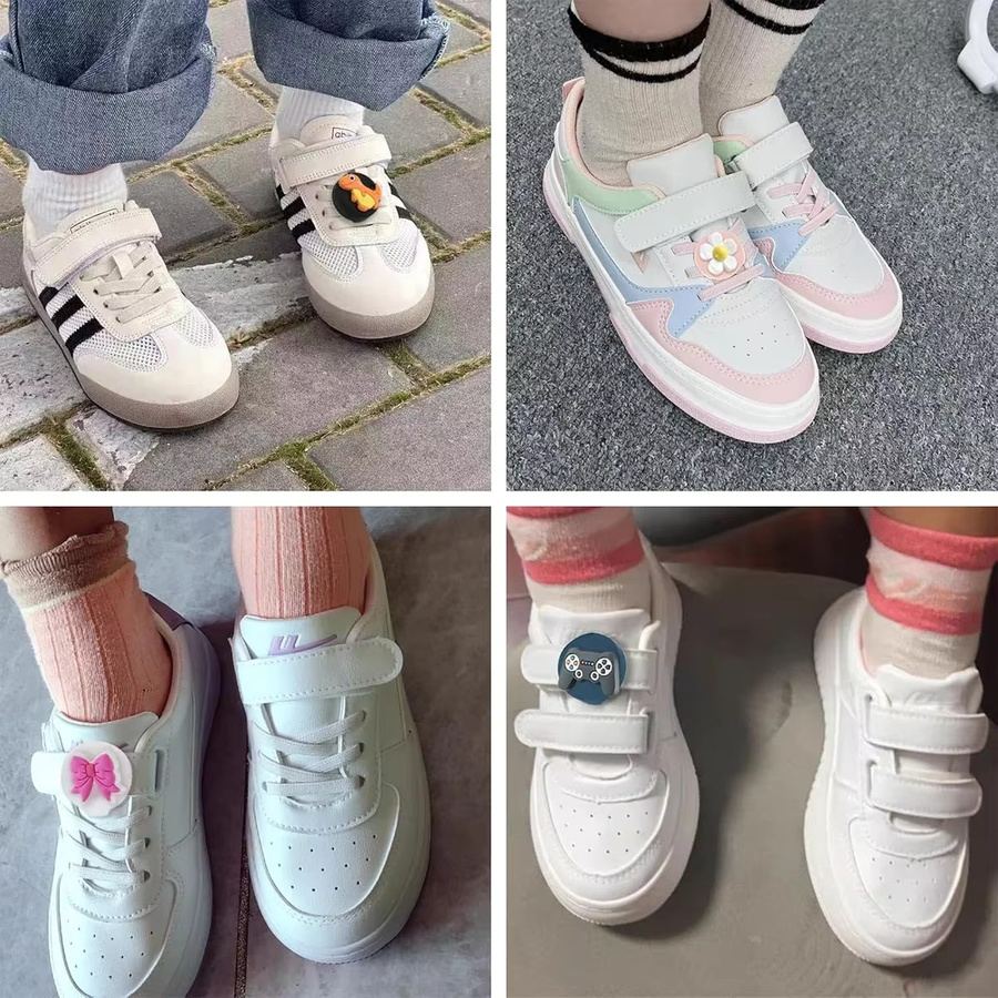 Apple AirTag-Halterung für Kinder aus wasserdichtem Silikon für Schnürsenkel und Riemen in Pink und Multicolour - Bild 2