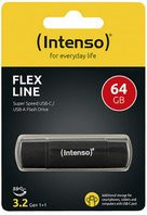 Intenso Flex Line USB-Stick mit 64 GB in Schwarz mit USB-C und USB-A Anschluss - Bild 1