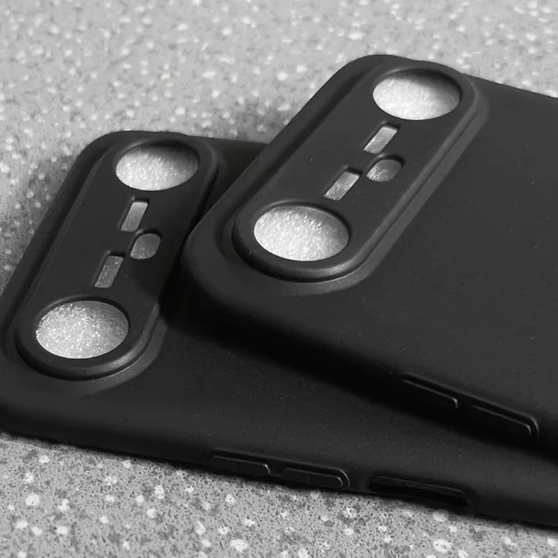 EUCAGR Schutzhülle aus TPU Silikon für Tecno Spark Slim und Tecno Pova Slim KM9 in Schwarz Matt - Bild 3