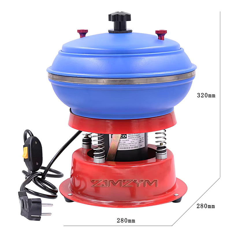 ZJMZYM Vibrations-Poliermaschine mit Vibrationsbecher aus Jade-Achat-Metall zum Polieren und Schleifen von Schmuck - Bild 2