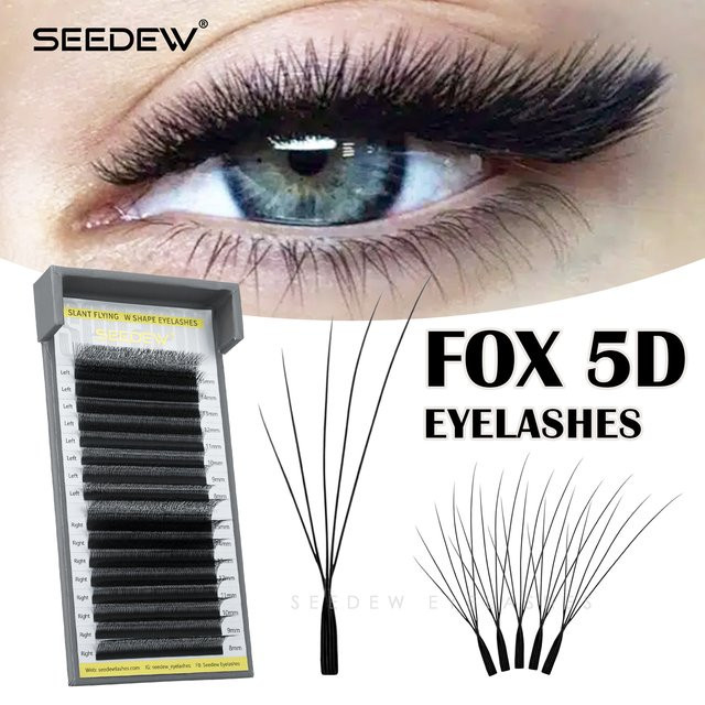 SEEDEW Fox 5D W-förmige Wimpernverlängerung Cat Eye Volume - Bild 1