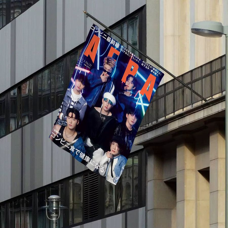 A-ATEEZ KPOP Banner mit Druckmuster als Dekoration für deine Geburtstagsparty von Potdemiel - Bild 4