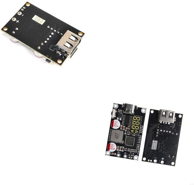 45W Schnelllademodul für 2-6S Akkus mit USB-C Anschluss und Ladeschutzplatine in Schwarz - Bild 1