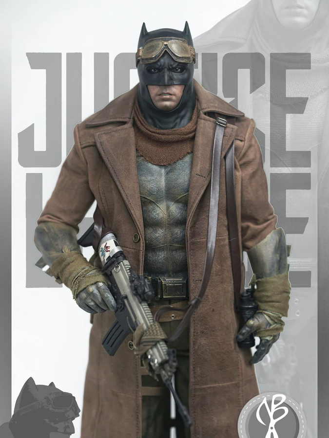 NBP STUDIO NB01 Bat Hero Mantel Schal Set, Zubehör, 1/6 Modell Fit 12'' - Bild 2