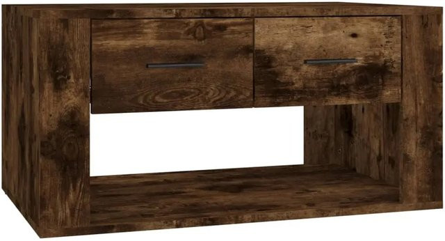 vidaXL Couchtisch aus Holzwerkstoff in Räuchereiche, Braun, B/T/H: 80 x 50 x 40 cm - Bild 1