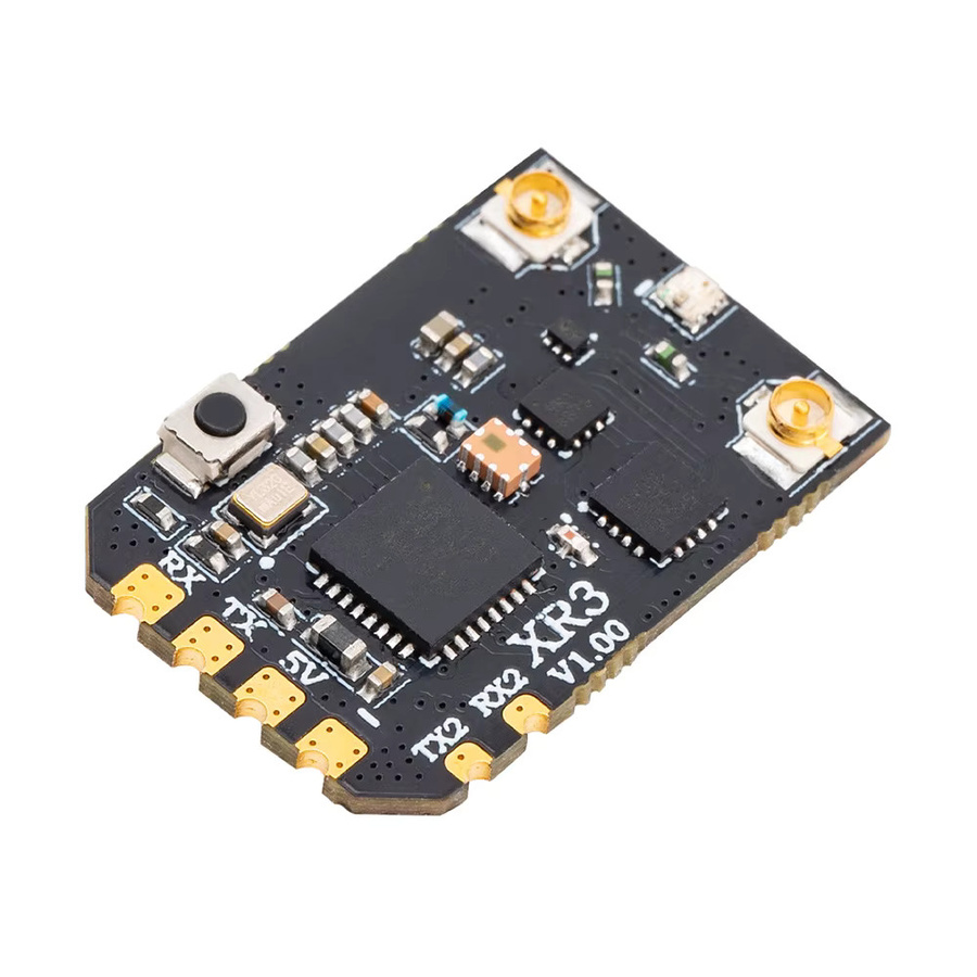 Radiomaster XR3 Dualband Nano Multi-Frequenz ExpressLRS Empfänger 2,4 GHz 900 MHz Schwarz - Bild 3