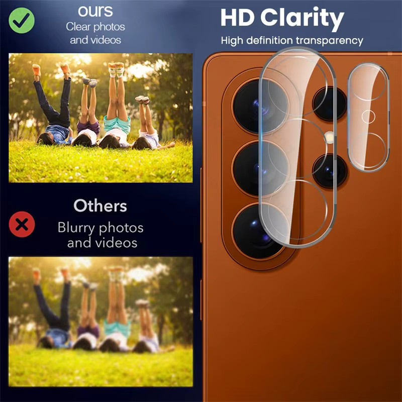 Transparentes 3D-Kameraglas für Samsung Galaxy S26 Ultra 5G als gebogene Objektivfolie mit 9H Härtegrad - Bild 5