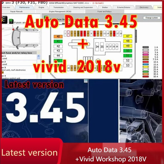 Atris-Technik Vivid Workshop 2018 Automotive-Reparatur-Software mit Auto Data 3.45 für Europa - Bild 1